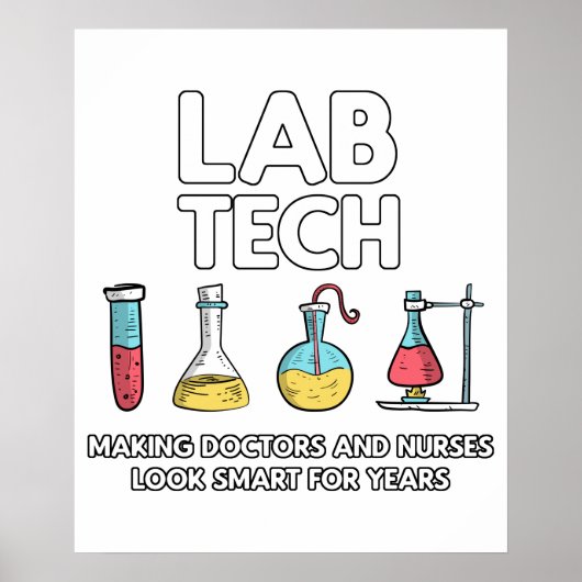 Lab Tech Laboratory Poster (Vorne)