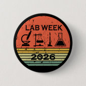 Lab Week 2026 Medical Laboratory Professionals Button (Vorderseite)