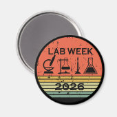 Lab Week 2026 Medical Laboratory Professionals Magnet (Vorderseite/Rückseite)