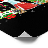Lab Weihnachten Labor Techniker Wissenschaft Xmas  Poster (Ecke)