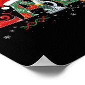 Lab Weihnachts Labor Techniker Wissenschaft Xmas S Poster (Ecke)