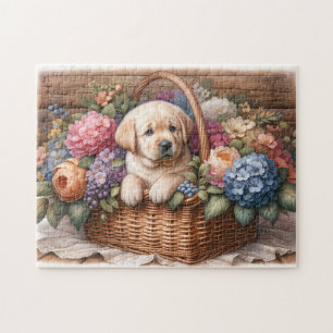 Lab Welpe Puzzle
