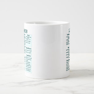 Lab-Werte für Pflegekräfte - Medizinisches Labor-R Jumbo-Tasse