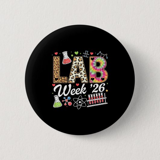 Lab Woche 2026 Labortechniker Leopard MedicalLab w Button (Vorderseite)