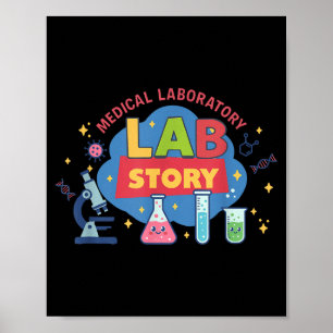 Lab Woche 2026 lustige Wissenschaft medizinisches Poster