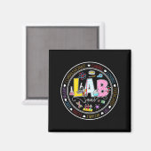 Lab-Woche 2026-Team Medizinisch-technischer Labora Magnet (Vorderseite/Rückseite)