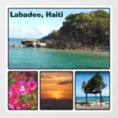 Labadee, Haiti Fensteraufkleber (Blatt)