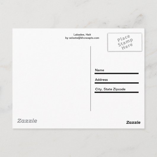 Labadee, Haiti Postkarte (Rückseite)