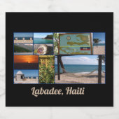 Labadee Haiti Schaumweinetikett (Einzelnes Label)