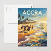Labadi Pleasure Beach Ghana Postkarte (Vorne/Hinten)