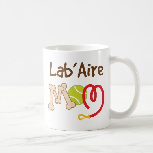 Lab'Aire Hundezucht-Mama-Geschenk Kaffeetasse (Rechts)