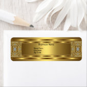 Label Business Elegant Gold Jewel (Insitu)