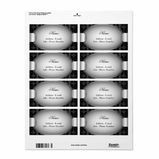 Label Butterfly Abstraktes Gewebe (Vorne)