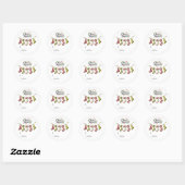 Label/ Christmas Favor Stickers (Blatt)
