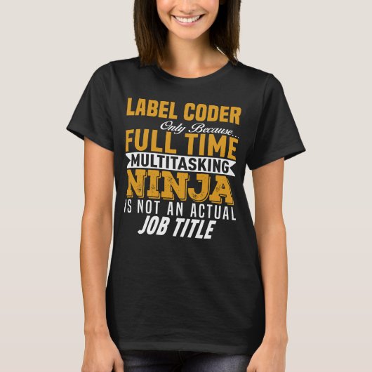 Label-Code T-Shirt (Vorderseite)