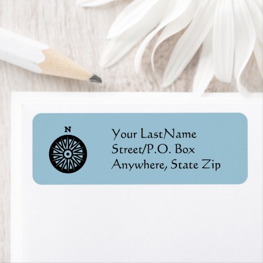 Label - Compass-Rose (Insitu)