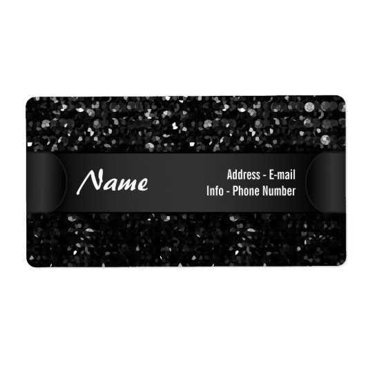 Label Crystal Bling Strass (Vorne)