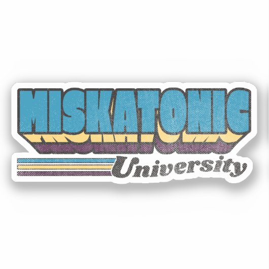 Label der Universität Miskatonic (Vorderseite)