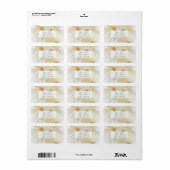 Label "Dreamy Daisies" Adressaufkleber (Vorne)