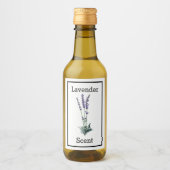 Label für antikes Lavendel Weinetikett (Vorderseite)