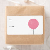 Label für Ballonbezeichnungen - Rose (Insitu)