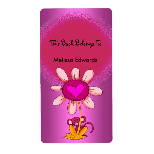 Label Kids Book Labels Sticker groß (Vorne)