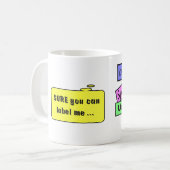 Label-Me-Tasse Kaffeetasse (Vorderseite Links)