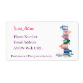 Label Mein AVON Hübsch! (Vorne)