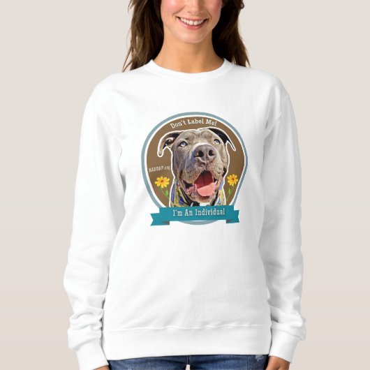 Label mich nicht sweatshirt (Vorderseite)