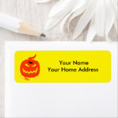 Label-Rückgabeadresse-Label mit Halloween-Thema (Insitu)