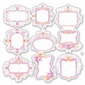 Label-Stil Aufkleber (Vorderseite)