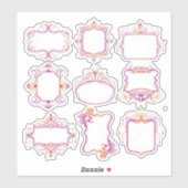 Label-Stil Aufkleber (Blatt)