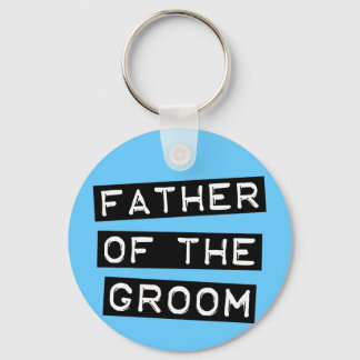 Label Vater der Groom Schlüsselanhänger