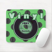 Label VINYL 45 RPM Rekord 1965 Mousepad (Mit Mouse)