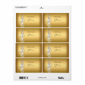 Label White Gold Diamond-Adresse (Vorne)