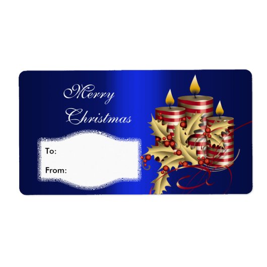 Label Xmas Geschenksticker Tags Weihnachten Große (Vorne)