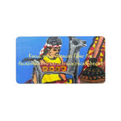 labels adressaufkleber (Vorne)