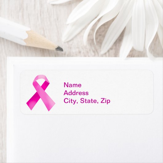 Labels der rosa Ribbon-Adresse (Insitu)
