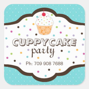 Labels der Whimsical Bakery   Aufkleber