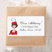 Labels "Diva Millinery" (Insitu)