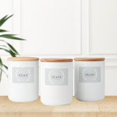 Labels for jars and containers, Aesthetic design Lebensmitteletikett