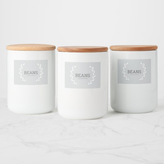 Labels for jars and containers, Aesthetic design Lebensmitteletikett (Flaschen)