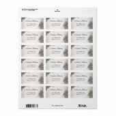 Labels für antike Vintage Rose Adressaufkleber (Vorne)