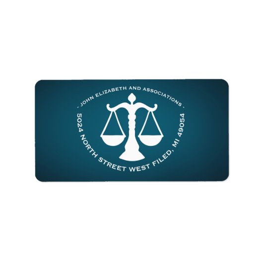 Labels für Assoziationsadressen Adressaufkleber (Vorne)