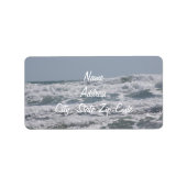 Labels für Atlantische Ozeanadressen Adressaufkleber (Vorne)