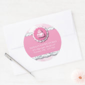 Labels für Bäckereiadressen Runder Aufkleber (Umschlag)