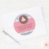 Labels für Bäckereiadressen Runder Aufkleber (Umschlag)