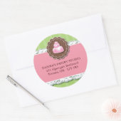 Labels für Bäckereiadressen Runder Aufkleber (Umschlag)