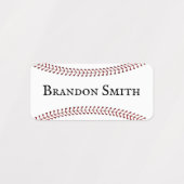 Labels für Baseball-Stitching-Designnamen Etiketten (Design 1)