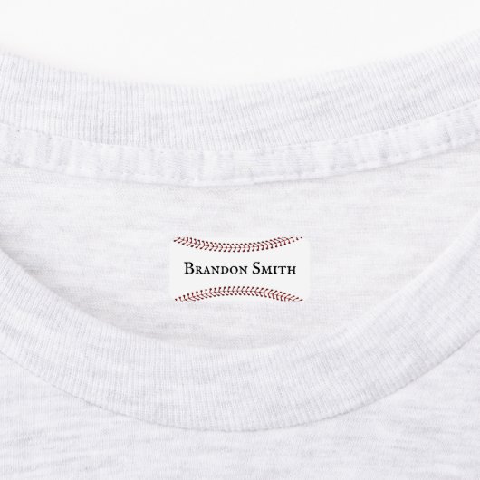 Labels für Baseball-Stitching-Designnamen Etiketten (Befestigt)